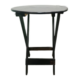 Mesa plegable WoodFlex Redonda en Marron 80x80cm - Imagen 4
