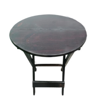Mesa plegable WoodFlex Redonda en Marron 80x80cm - Imagen 3