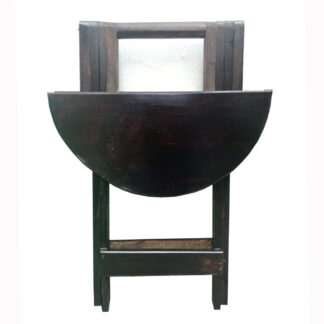 Mesa plegable WoodFlex Redonda en Marron 80x80cm - Imagen 2