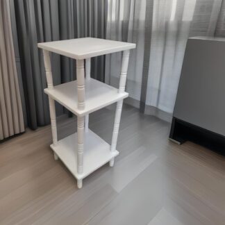 Mesa Lateral auxiliar Tunner Multiuso madera pino en blanco - Imagen 7