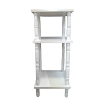 Mesa Lateral auxiliar Tunner Multiuso madera pino en blanco - Imagen 3