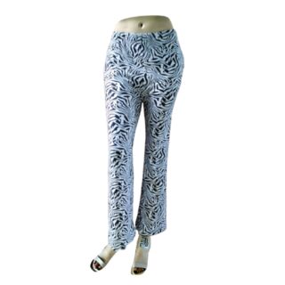 Pantalo de mujer bota de sirena en estampado cebra