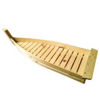 Barco Titanic de madera tipo bandeja en madera para suchi o comida marina - Imagen 2
