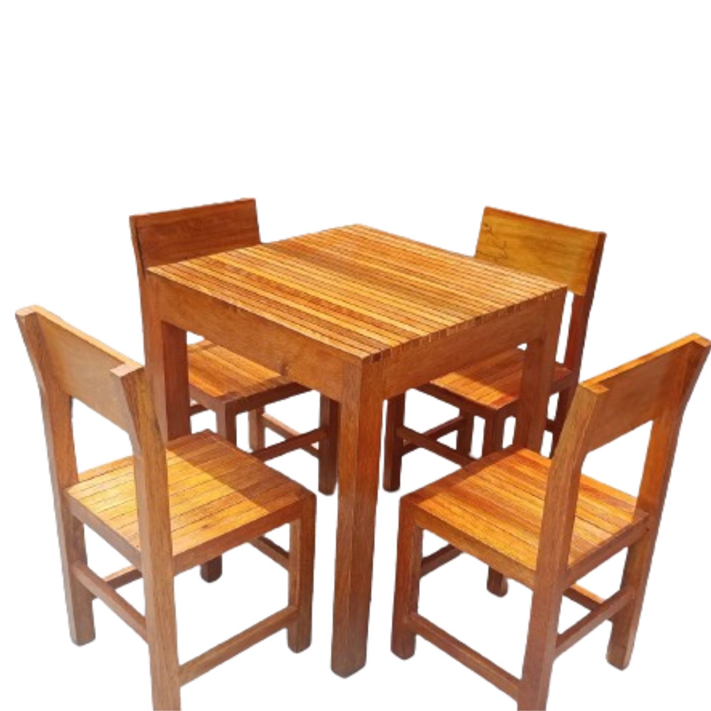 Mesa con 4 Sillas Paradise Tornillo Restaurante Comedor Terraza 1 Mesa con 4 Sillas Paradise Tornillo Restaurante Comedor Terraza