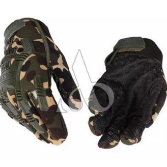 Guantes de moto Camuflados Militar Spencer proteccion en nudillos
