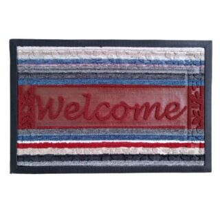 Tapete Felpudo Cuadrado Piso Colores Lanoso