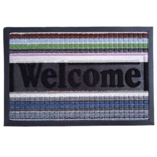 Felpudo Cuadrado Piso Colores Lanoso