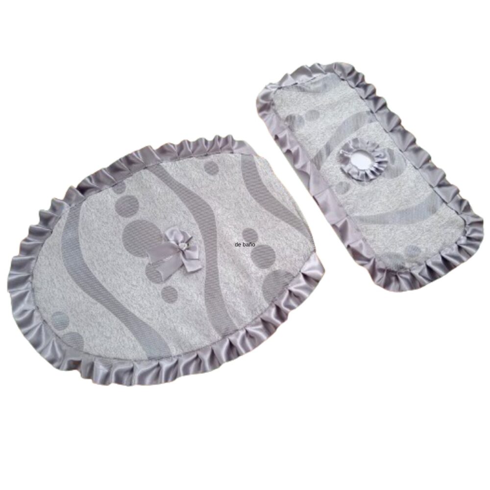 Set de baño funda de tapa en plomo