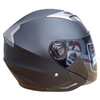 Casco de moto Scuat jet en Negro doble visor - Imagen 2