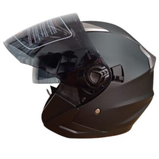 Casco de moto Scuat jet en Negro doble visor - Imagen 3