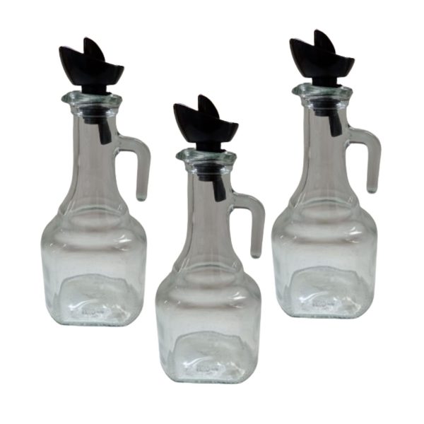 Dispensador de aceites Botellita de mesa con filtro vinagre vinagretas