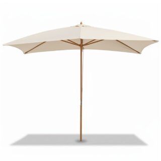 Sombrilla Grande De Madera 3 Metros Playa Verano Quitasol