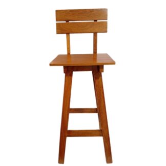 Silla Alta Banco en madera Tasia - Imagen 5