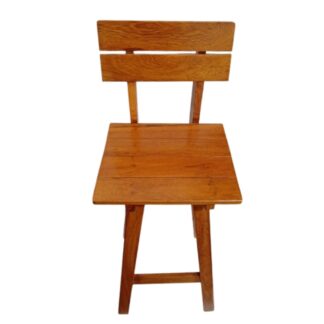 Silla Alta Banco en madera Tasia - Imagen 3