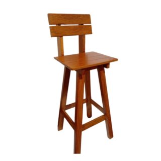 silla alta de madera
