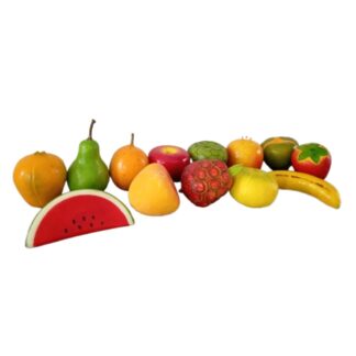 Frutas artificiales decorativas 12 Unidades - Imagen 3