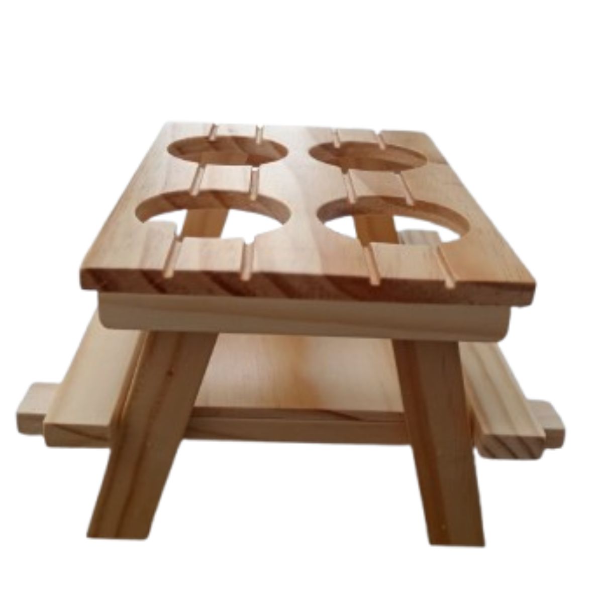 Porta Salsas de Madera con 4 Compartimentos – Organizador para Condimentos y Especias 4 Porta Salsas de Madera con 4 Compartimentos – Organizador para Condimentos y Especias - Imagen 4
