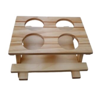 Porta cremas Porta embases para salsas en madera - Imagen 2