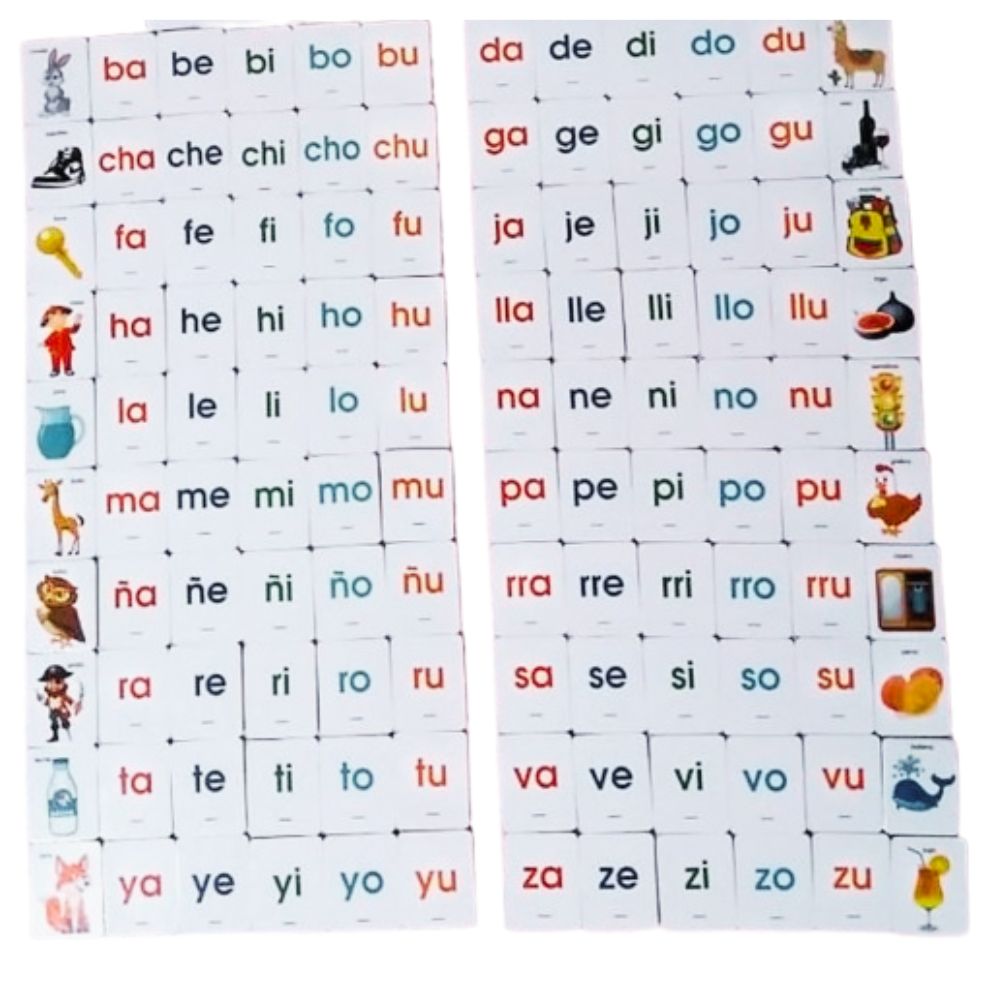 Jugando con las silabas de 5 años en adelante 3 Jugando con las silabas