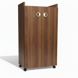 Zapatera de Melamina Nogal