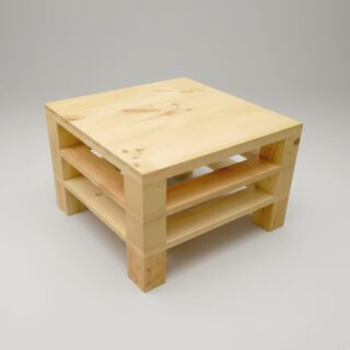 Mesa de centro de madera pino