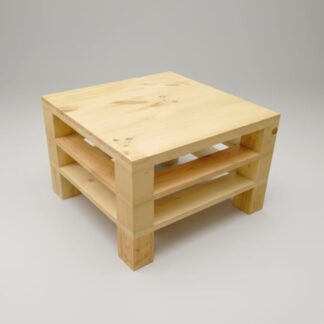 Mesa de centro de madera pino