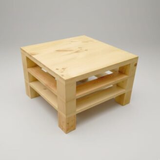 Mesa de centro de madera pino