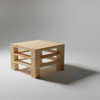 Mesa de centro de madera pino