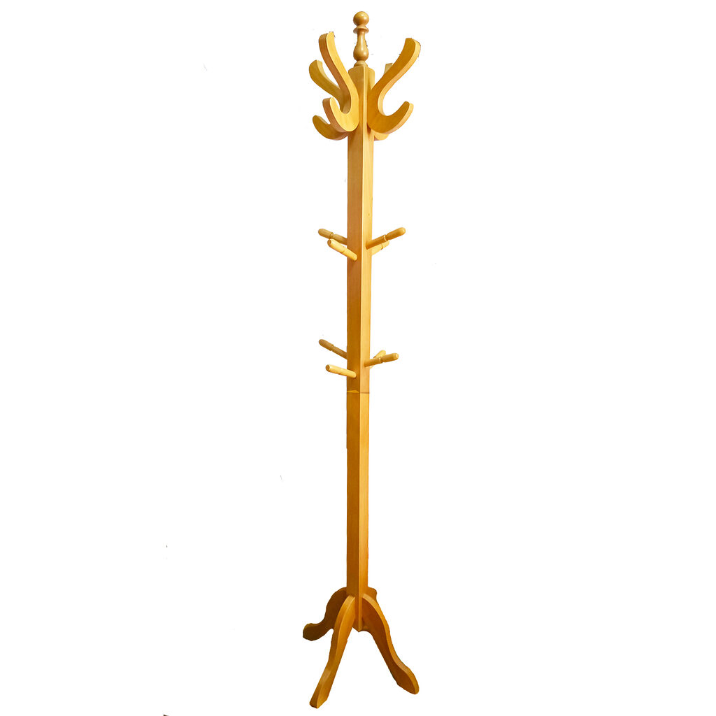 perchero de pie natural