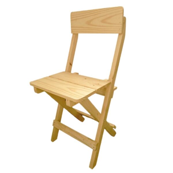 Silla plegable en madera