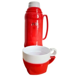 Termo Rosado 1.20 litros 2 tazas en Rosado - Imagen 2