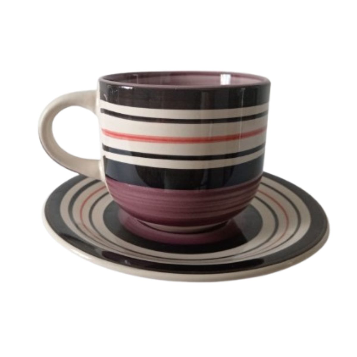 Tazas Aceitunadas LiverPool de losa con platicos 6 unidades 2 Tazas Aceitunadas LiverPool de losa con platicos 6 unidades - Imagen 2