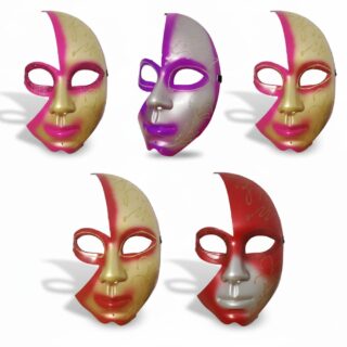 Máscara de Halloween Media Luna