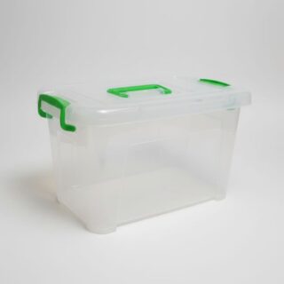 Cajita Organizadora Vany de Plástico Transparente