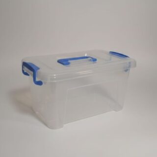 Cajita organizadora de plástico transparente