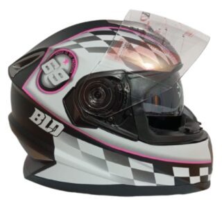 Casco de moto para mujer certificado Record doble visor talla M | Protección y estilo