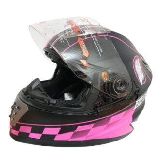 Casco de moto para mujer certificado Record doble visor talla M | Protección y estilo - Imagen 4