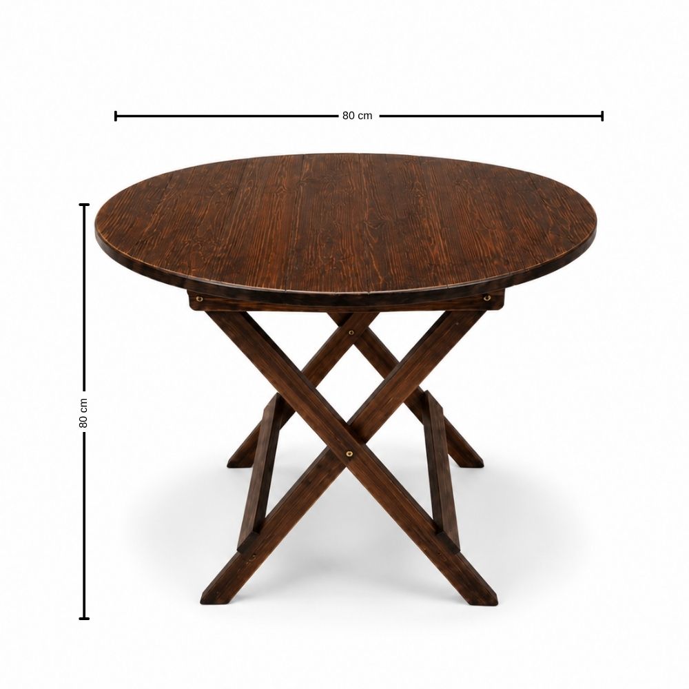 Juego de Comedor Plegable Jovi Plus Redondo – Elegancia que Transforma tus Espacios 4 Juego de Comedor Jovi Plu