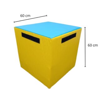 Juego niños estimulación temprana psicomotriz Cubo grande 60 cm - Imagen 3