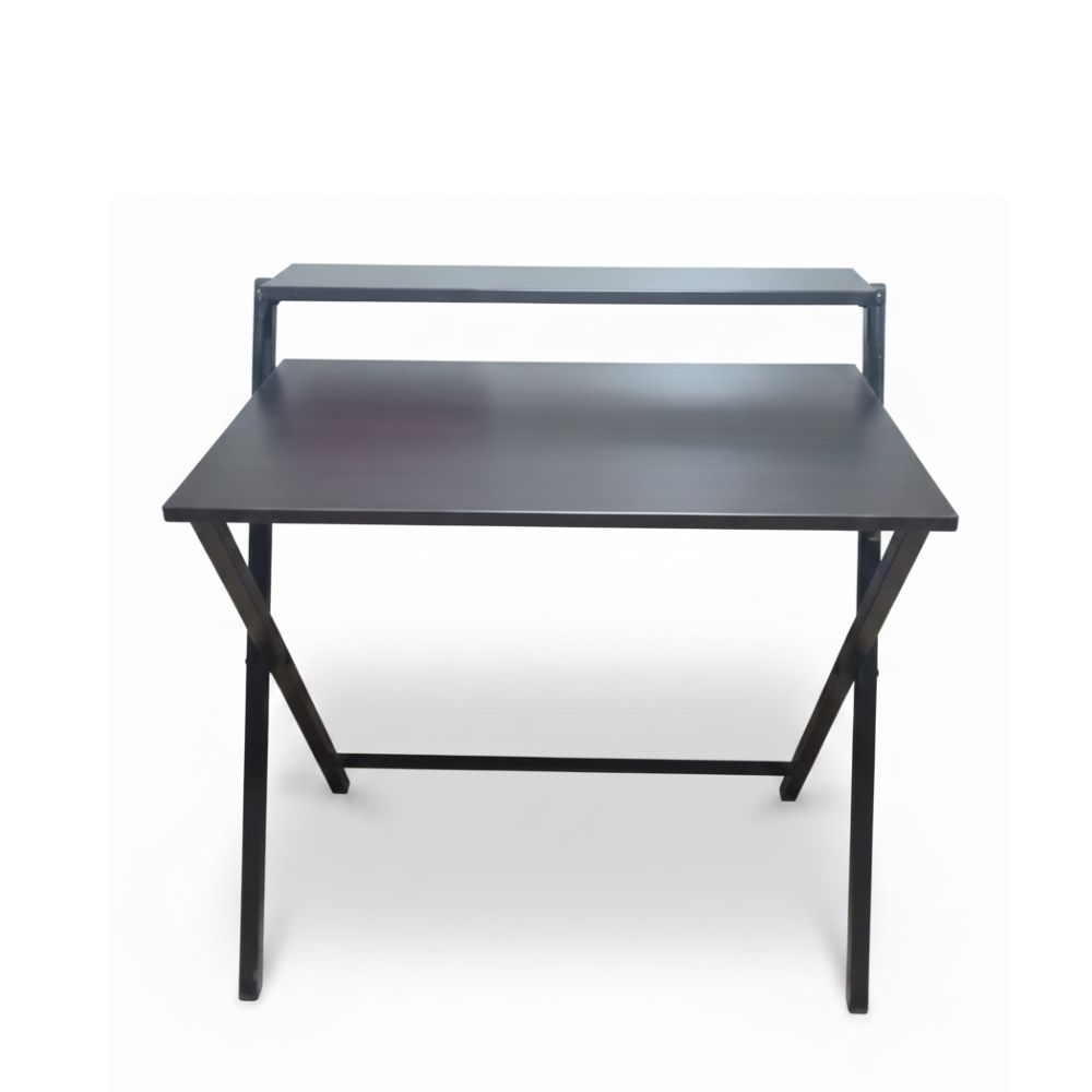 Escritorio Plegable Warny Marrón | Melamina Especial y Estructura Reforzada | Impecable Ideal Home Office 2.0 2 Escritorio Plegable Warny Marrón