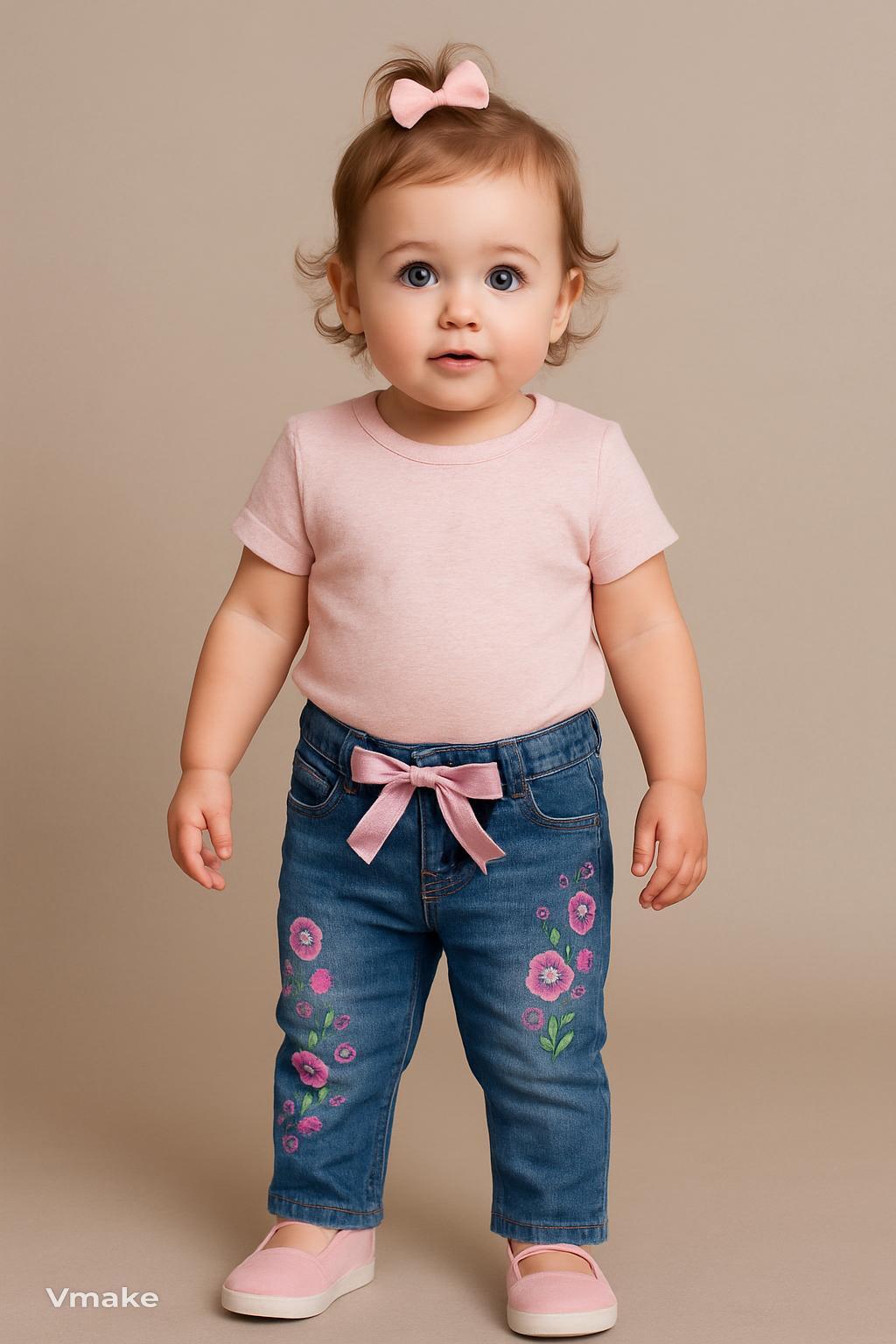 Jean para Niñas Fresa Talla 1 – Stretch con Bolsillos y hermoso Bordados Decorativos 2 Jean para Niñas Fresa Talla 1 – Stretch con Bolsillos y hermoso Bordados Decorativos - Imagen 2