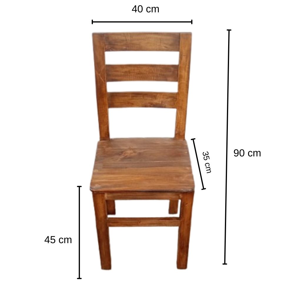 Juego Comedor Rústico Nermina 4 Sillas en Marrón | Asombroso Estilo y Comodidad para tu Hogar 5 Juego Comedor Rústico Nermina 4 Sillas en Marrón | Asombroso Estilo y Comodidad para tu Hogar - Imagen 5