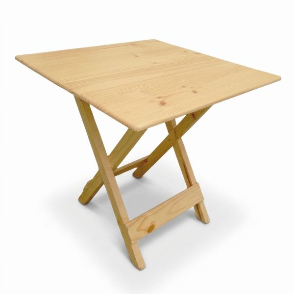 mesa plegable de madera