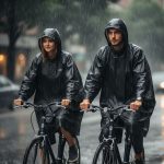 Impermeable para lluvia Ejecutivo Unisex Alta Densidad Tipo Poncho Negro 5 Impermeable para lluvia