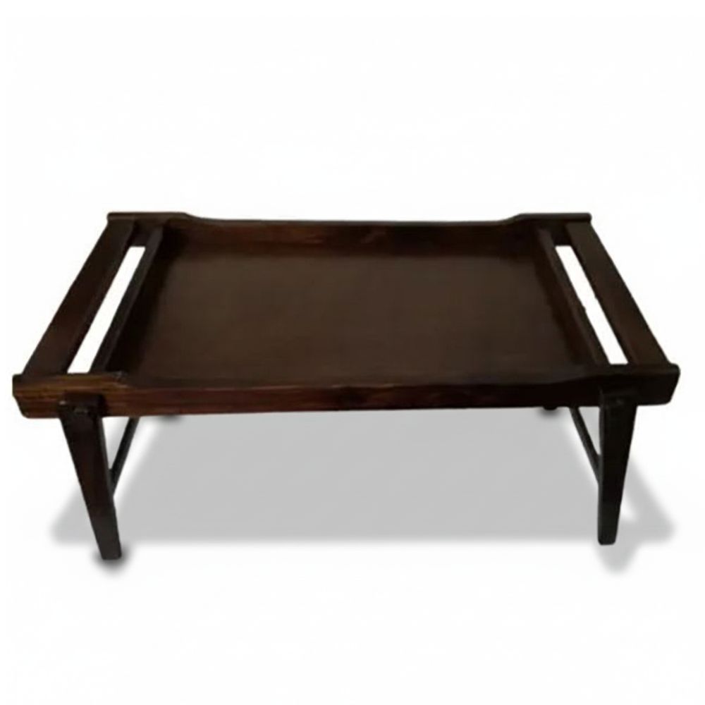 Mesa De Cama Bandeja De Desayuno Plegable en madera caoba 3 Mesa De Cama Bandeja De Desayuno Plegable en madera caoba - Imagen 3