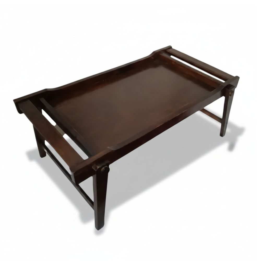 Mesa De Cama Bandeja De Desayuno Plegable en madera caoba 1 Mesa De Cama Bandeja De Desayuno Plegable en madera caoba