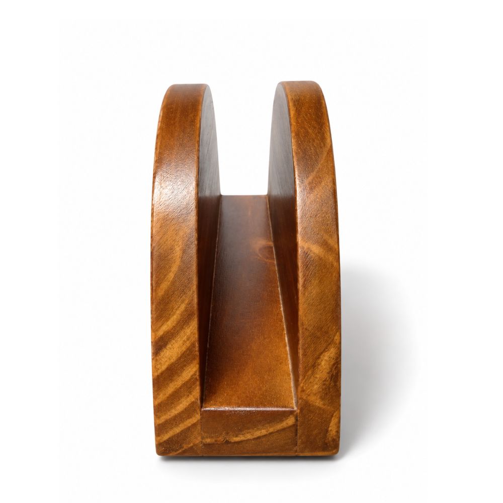 Servilletero Media Luna Elegante de Madera 3 servilleteros media luna