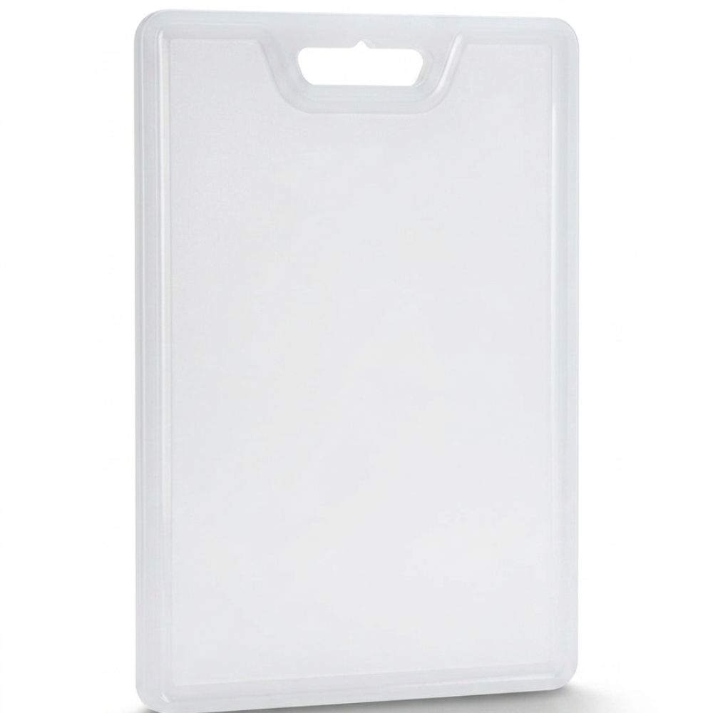 Tabla de cocina para Picar Semi Transparente Blanca 44.5 x 29.7 cm – Resistente y Fácil de Limpiar 2 Tabla de cocina