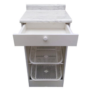 muebles de cocina 2 en 1 repostero y verdulero línea blanca